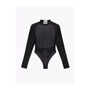 Savage X Fenty Black Long Sleeve One Piece